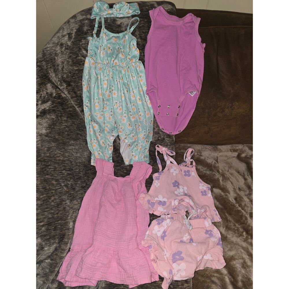 Baby girl clothes body suit romper 2 piece